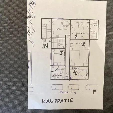 Keskus, Yksityishuoneita Keittioellae Tai Koko 88m2 Asunto Apartamento *